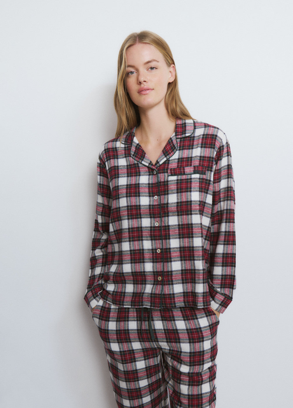 Pijama estampado cuadros