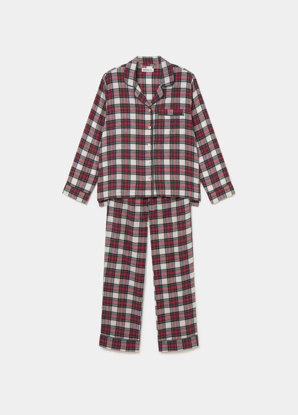 Pijama estampado cuadros