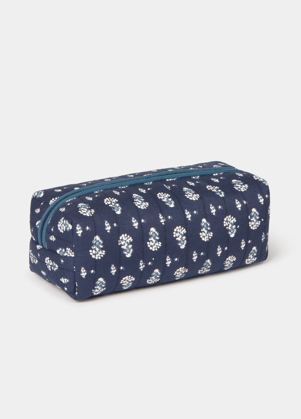 Neceser pequeño estampado índigo