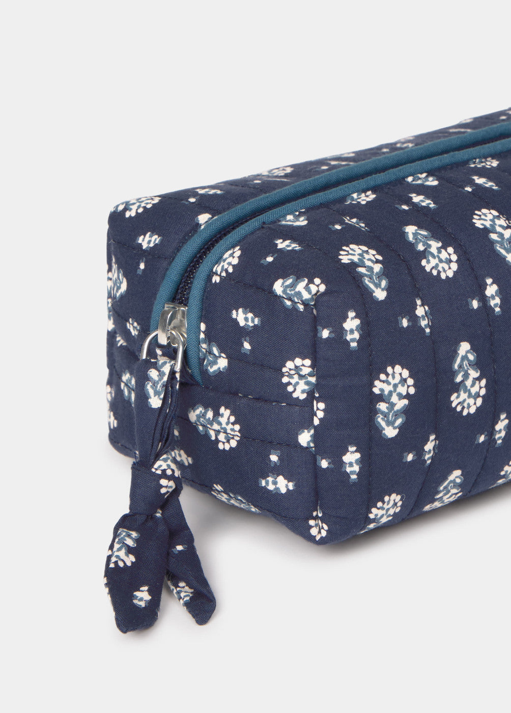 Neceser pequeño estampado índigo