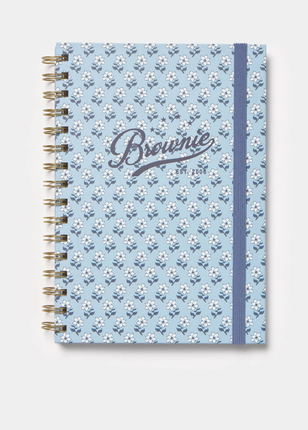 Libreta flores Brownie