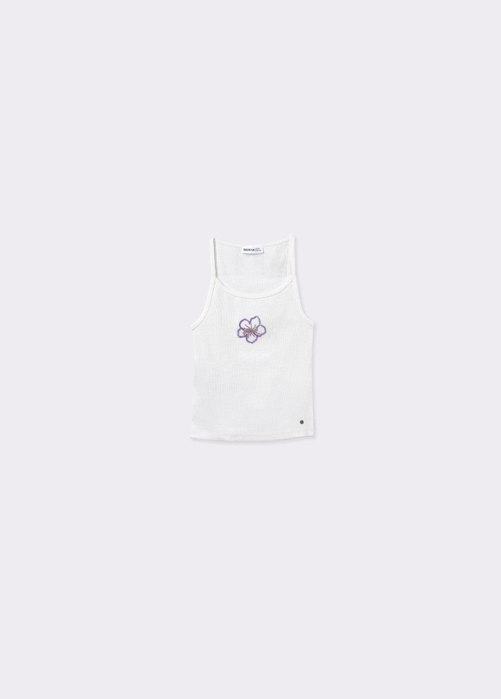 Camiseta rib bordado lentejuelas