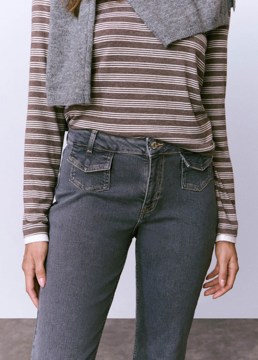 Jeans bolsillos frontales