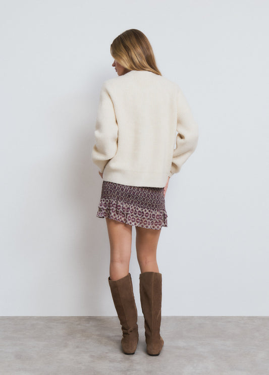 Chaqueta punto bomber