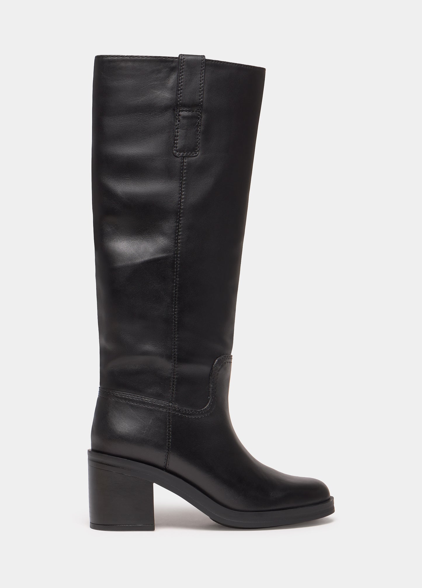 Bota gaucha tacón piel