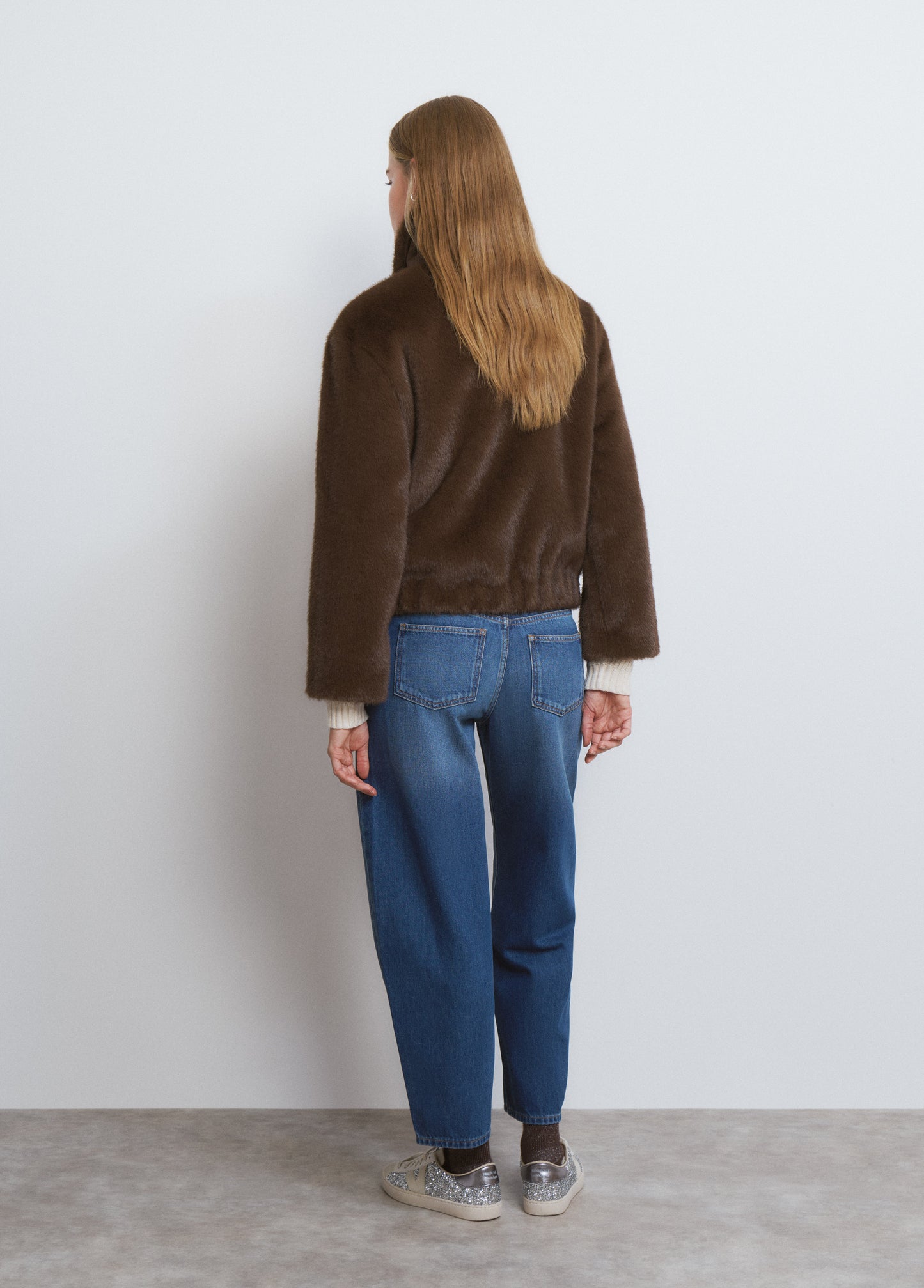 Cazadora efecto pelo