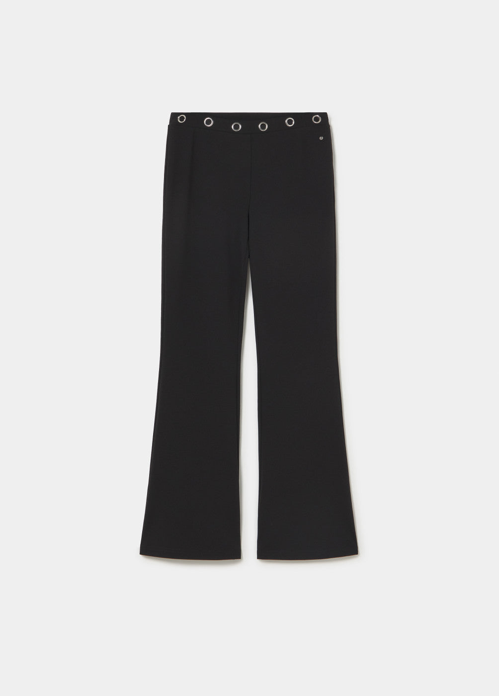 Pantalón flare eyelets