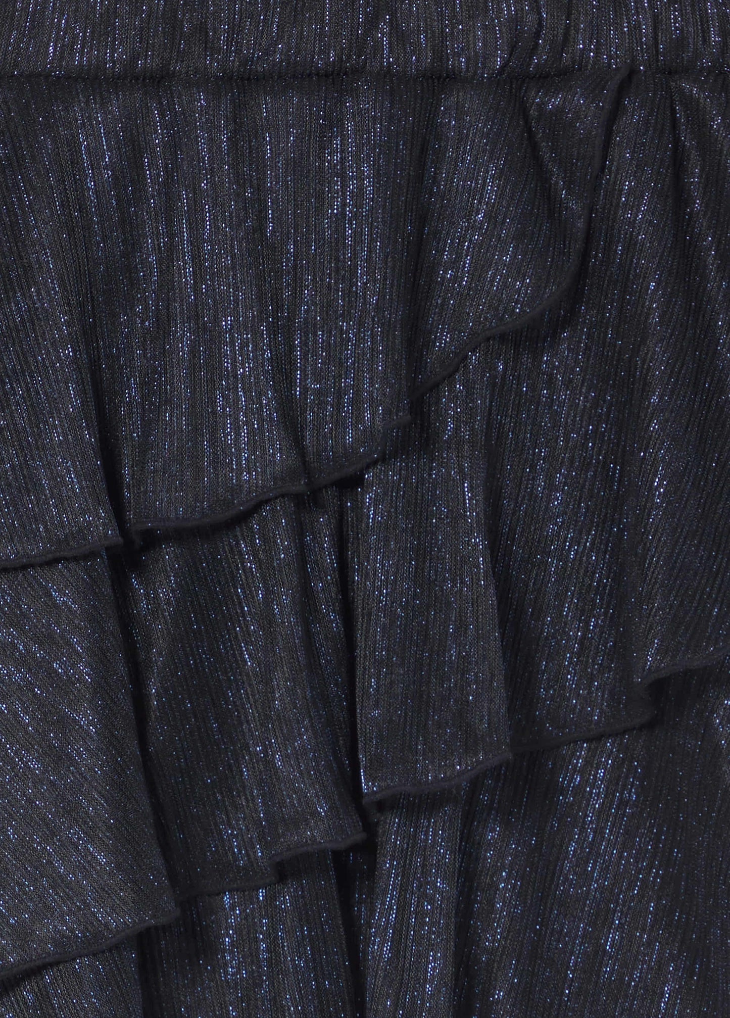 Falda volantes lurex