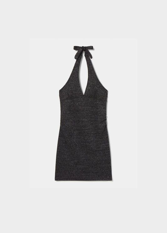 VESTIDO HALTER LUREX