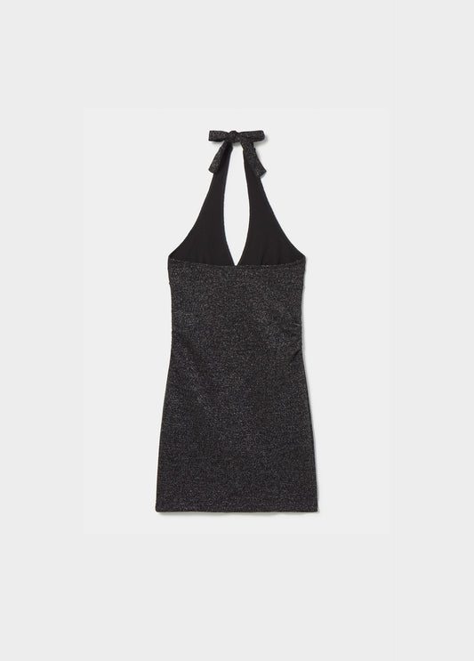 VESTIDO HALTER LUREX