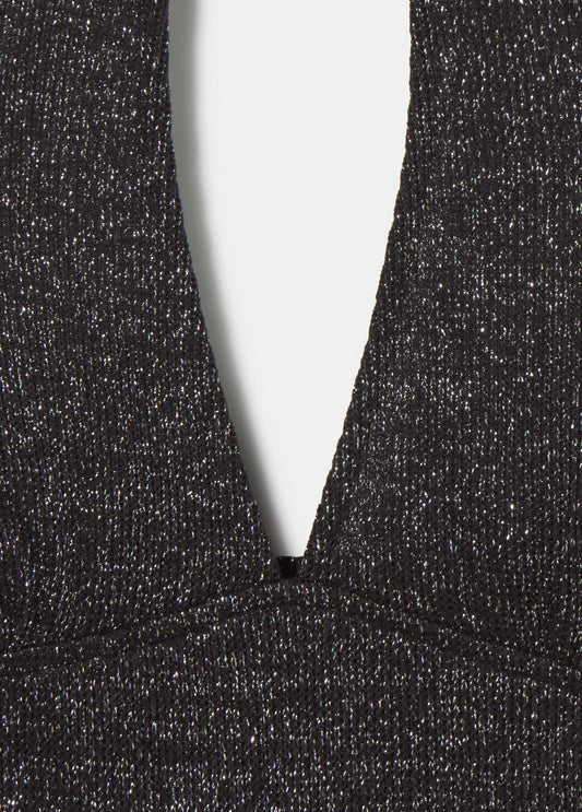 VESTIDO HALTER LUREX