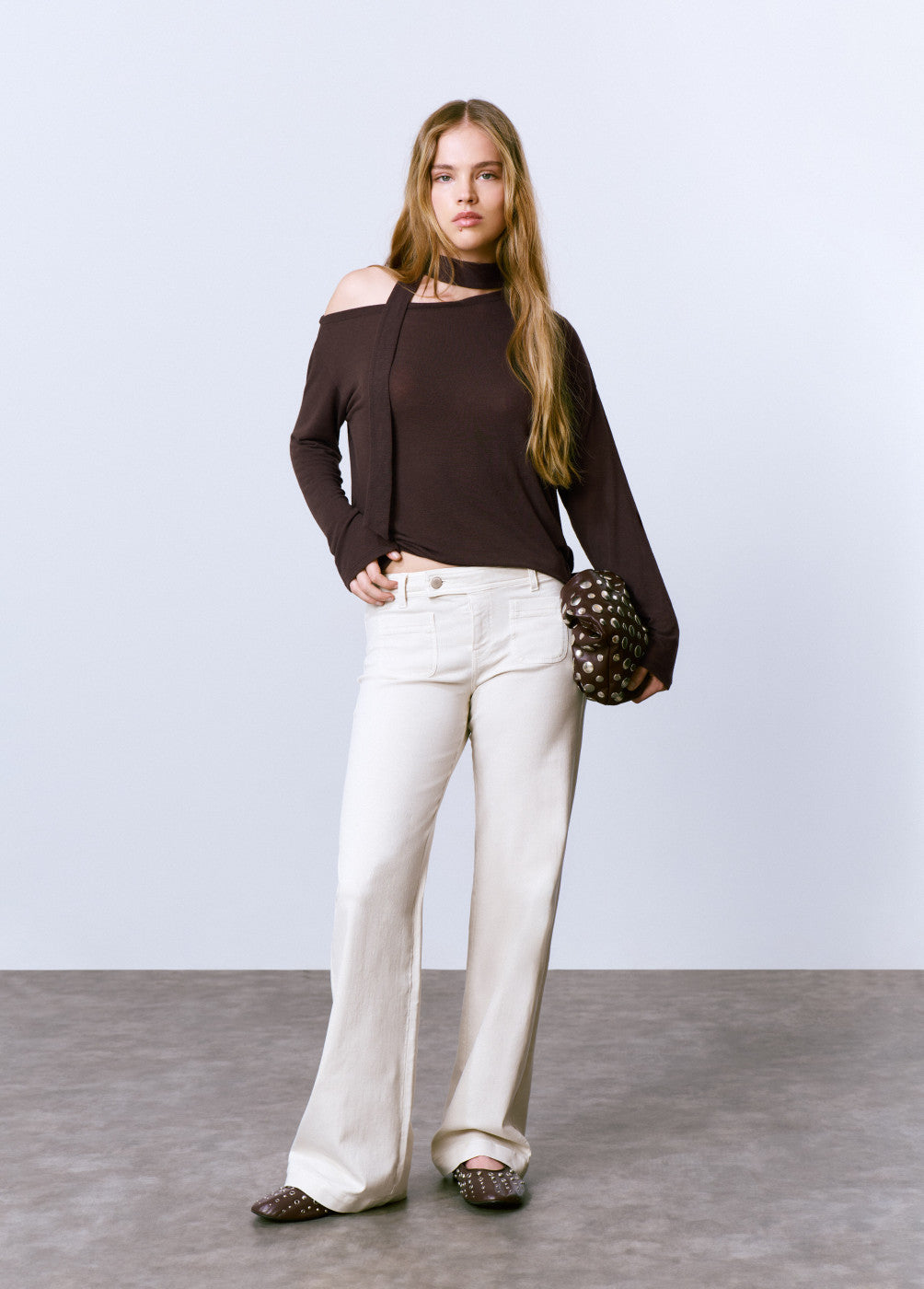 Pantalón culotte bolsillos