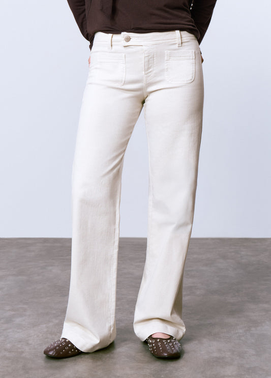 Pantalón culotte bolsillos