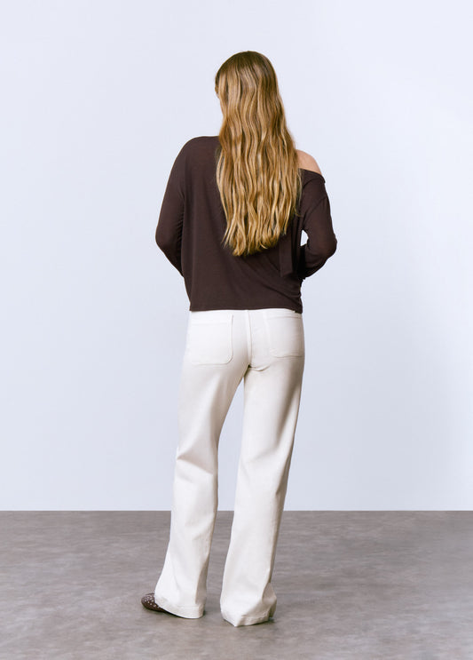 Pantalón culotte bolsillos