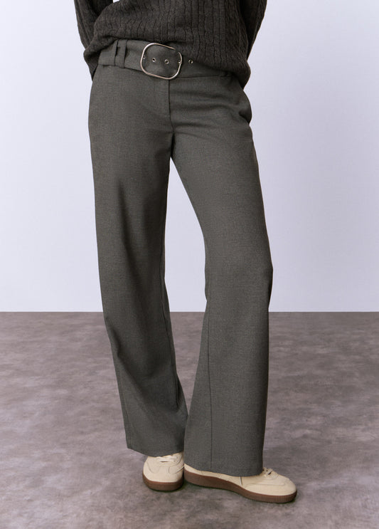 Pantalón sastre hebilla