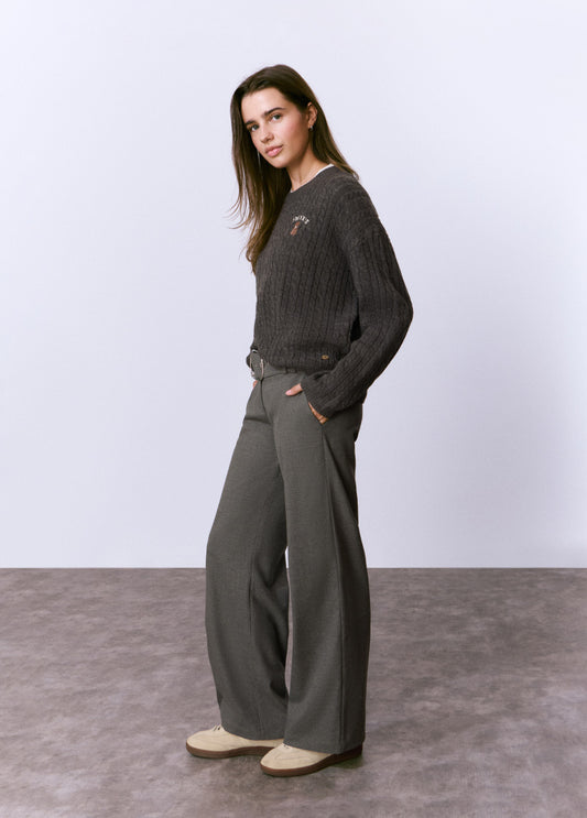 Pantalón sastre hebilla