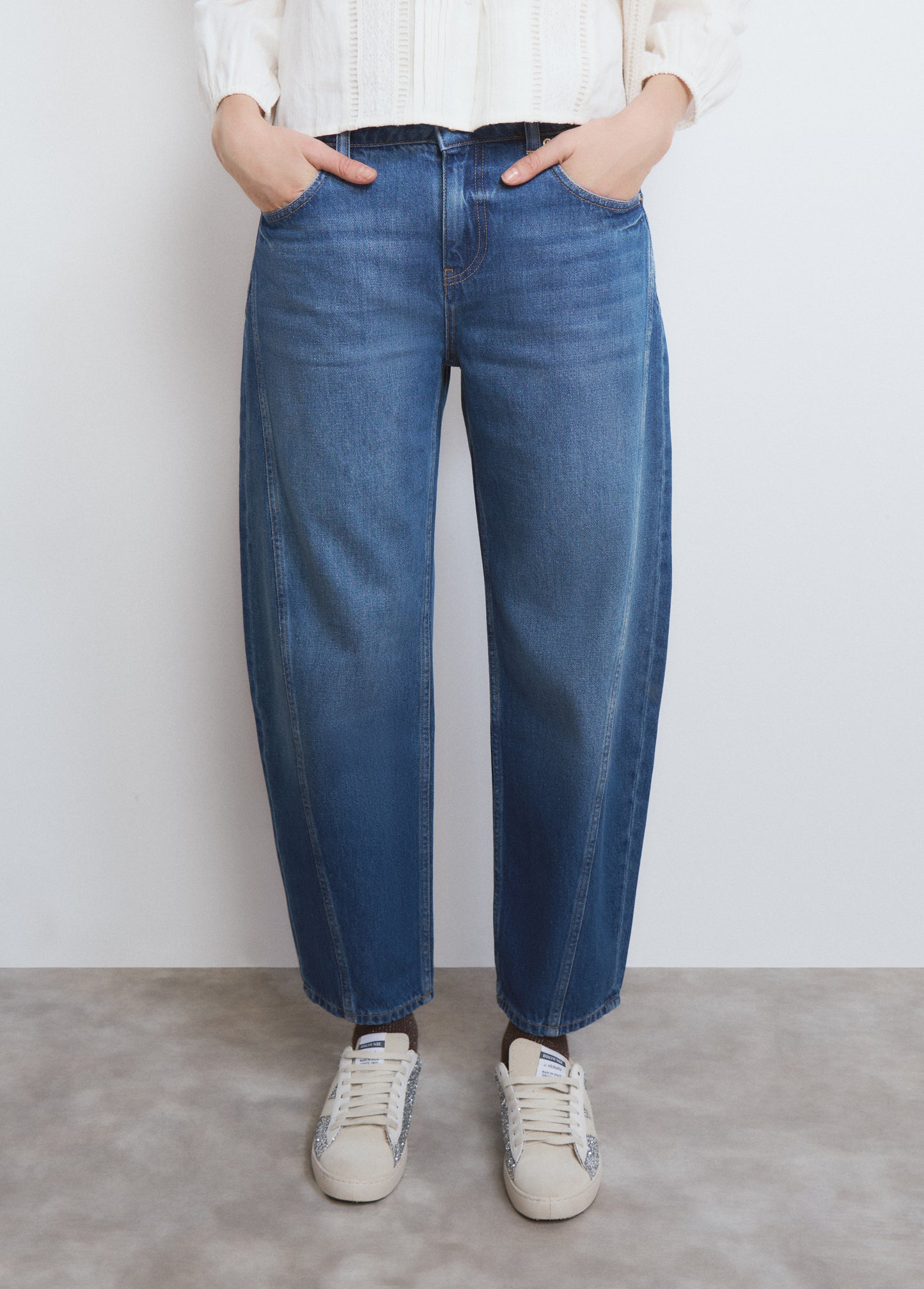 Jeans corte balloon
