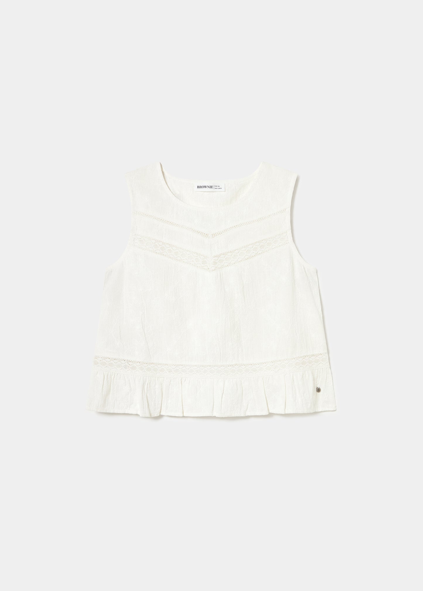 Blusa escote laces
