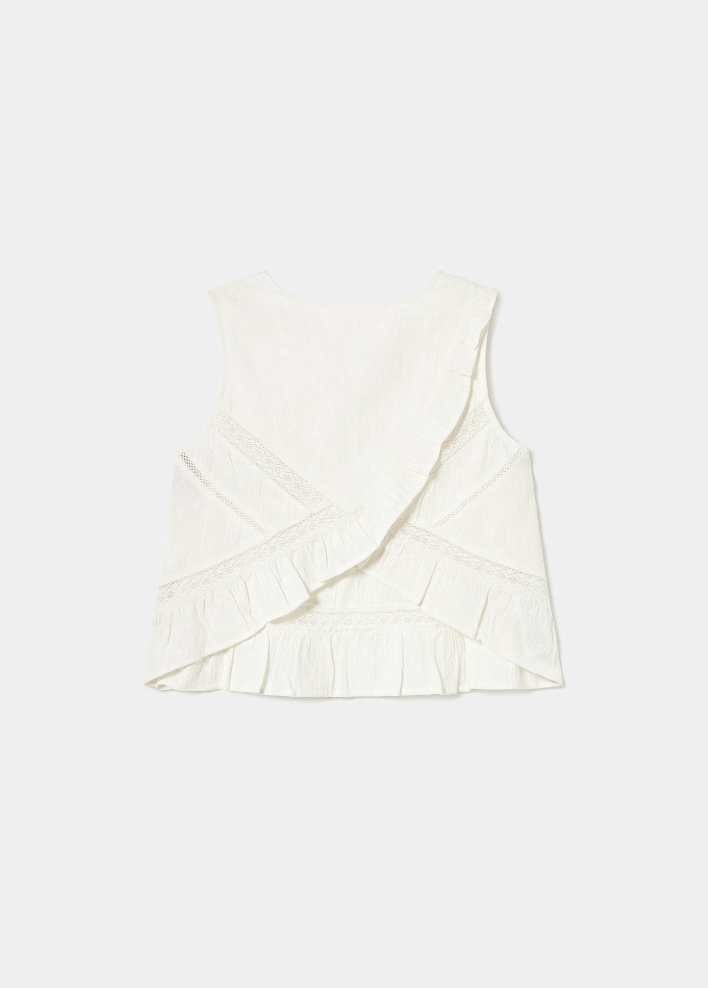 Blusa escote laces