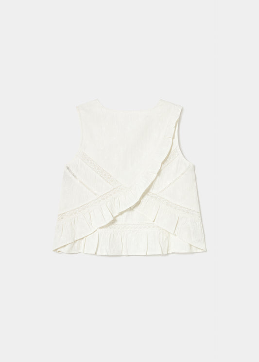 Blusa escote laces