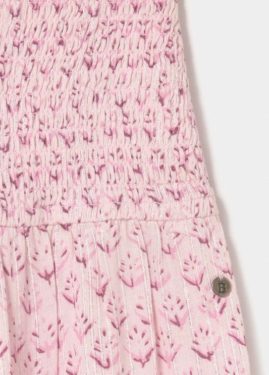 Falda larga estampada