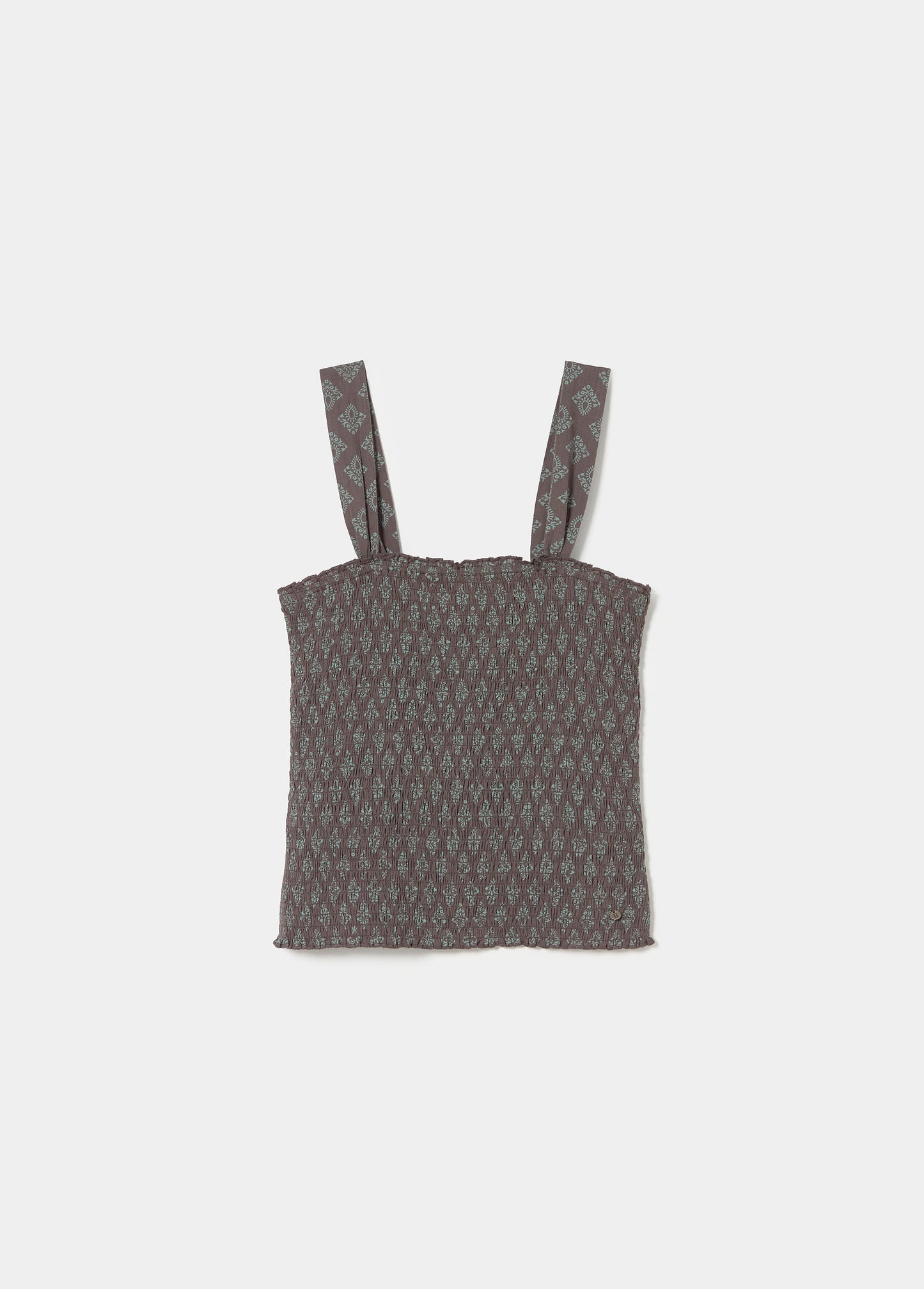 Top tirantes estampado