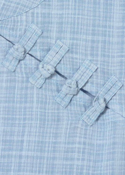 Blusa detalle japonés cuadros