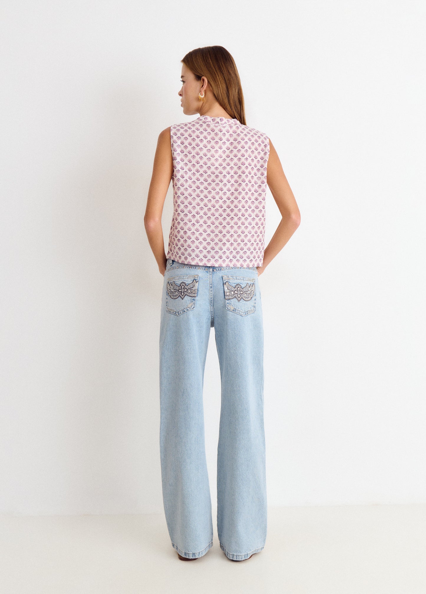 Top estampado sello