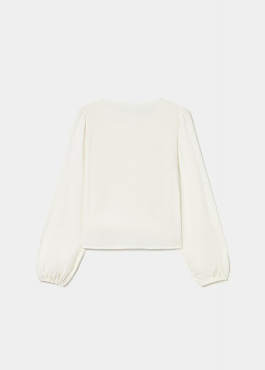 Blusa manga larga smock