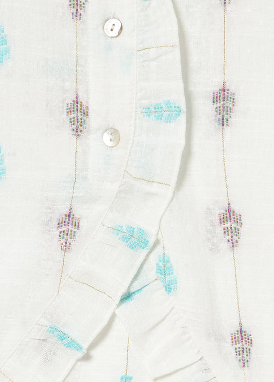 Blusa multiposición bordados