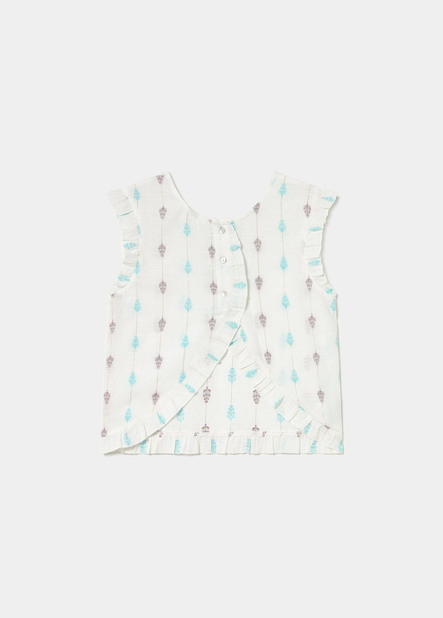 Blusa multiposición bordados