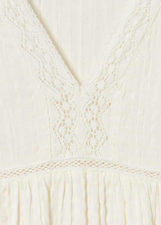 Blusa manga ancha