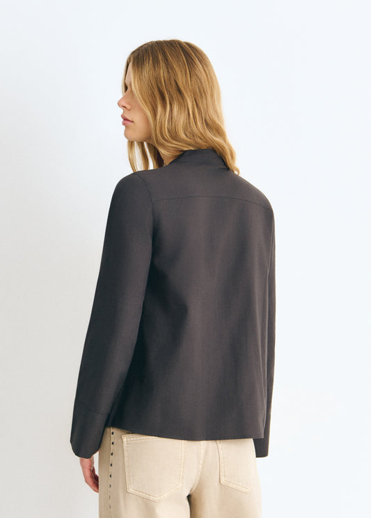 Blusa botones tipo napoleón