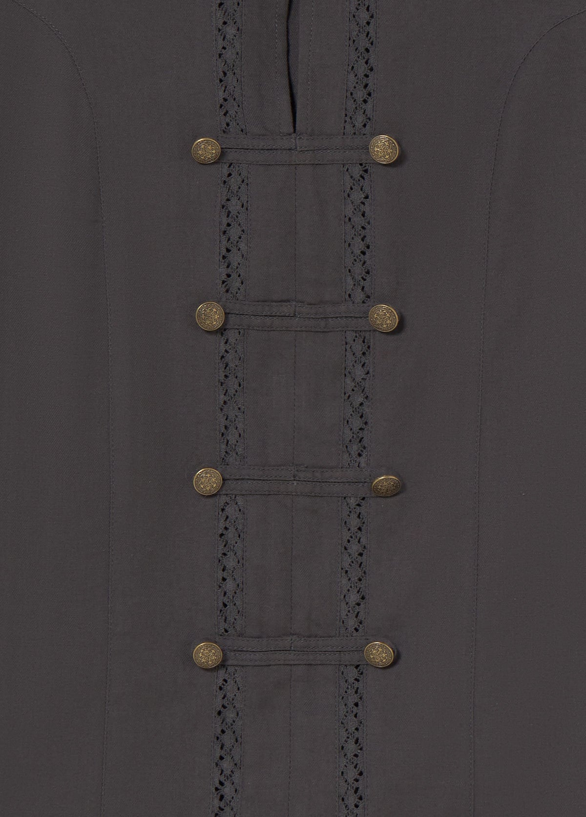 Blusa botones tipo napoleón