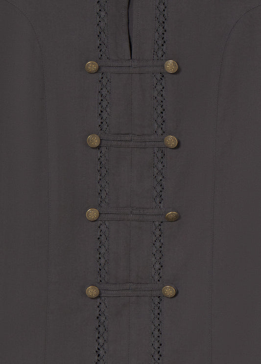 Blusa botones tipo napoleón