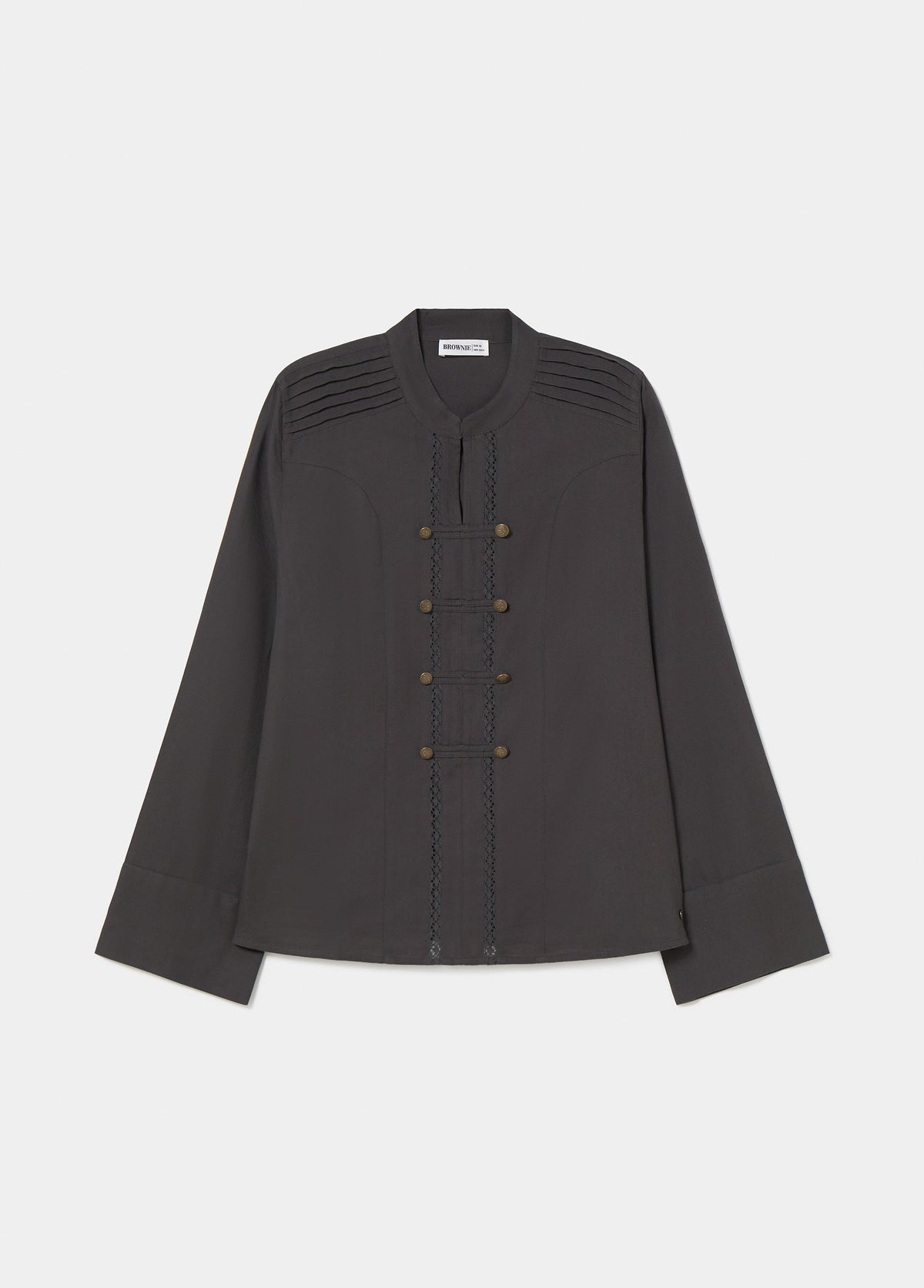 Blusa botones tipo napoleón