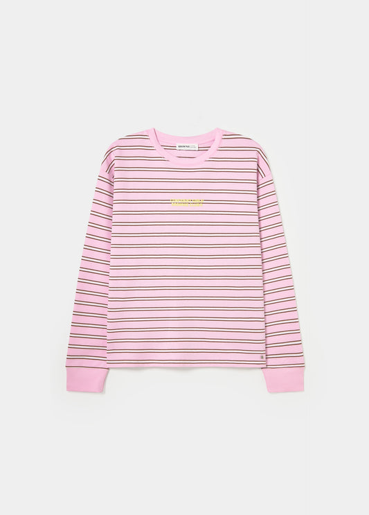 Sudadera fina rayas print