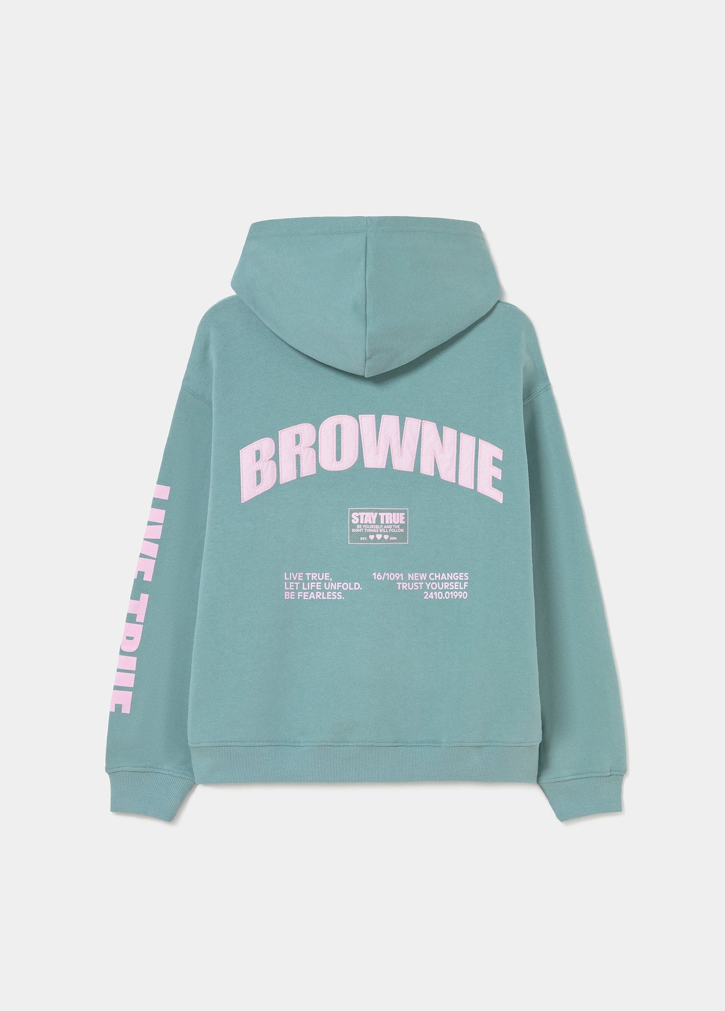 Sudadera oversized lavada y parche