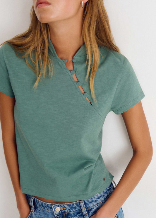Camiseta botones