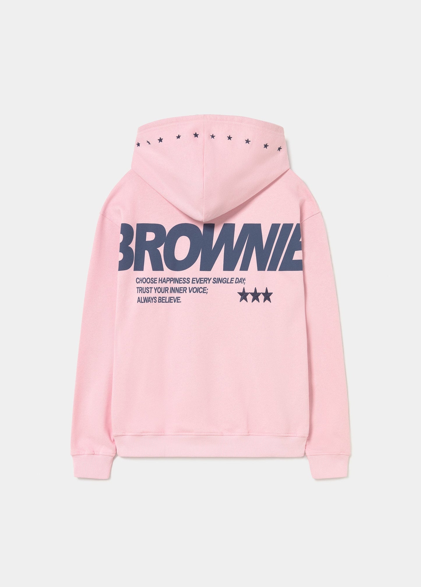 Sudadera capucha brownie estrellas