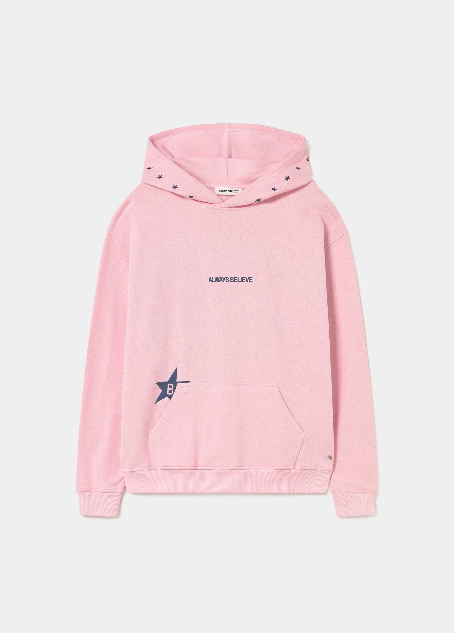 Sudadera capucha brownie estrellas