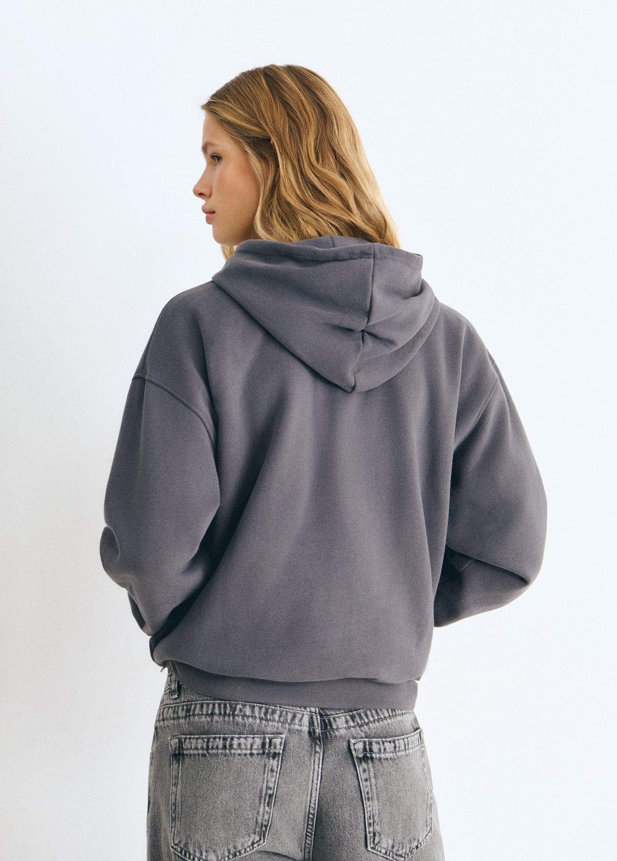 Sudadera capucha print alas