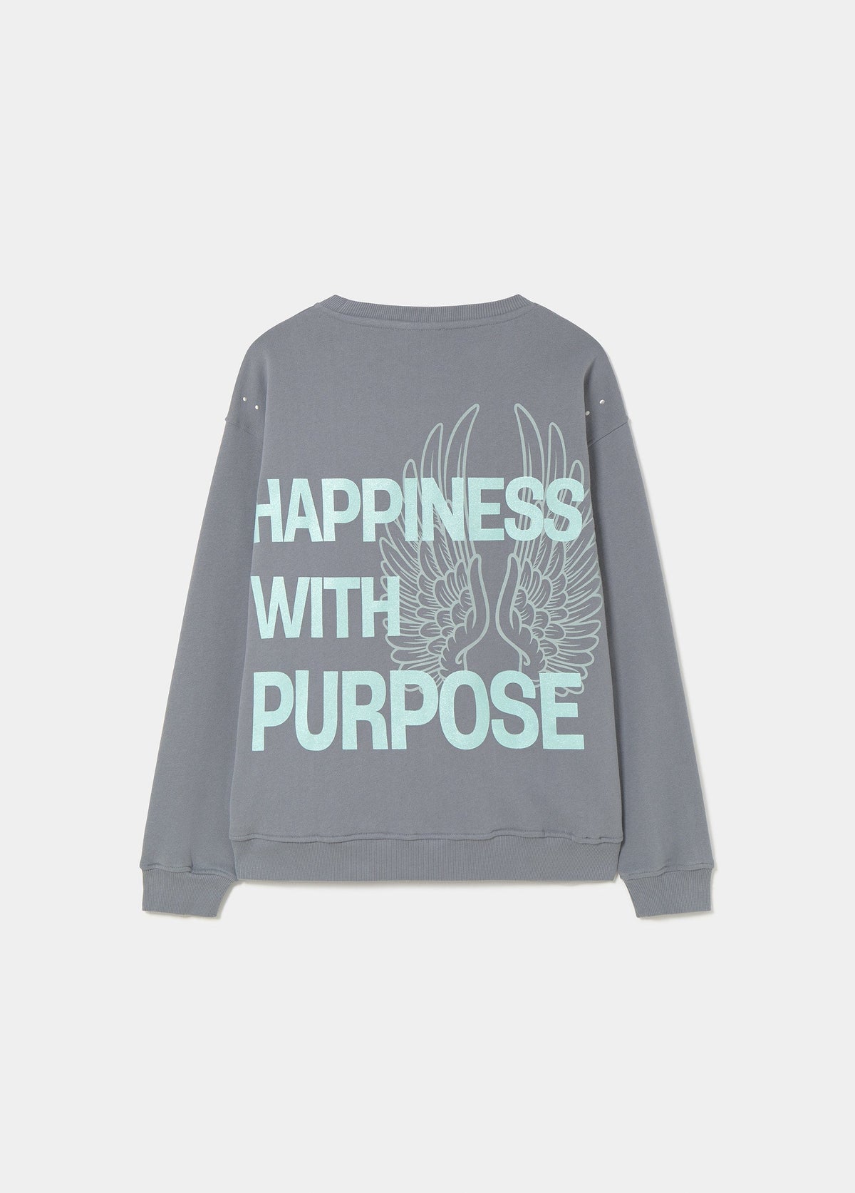 Sudadera print alas glitter