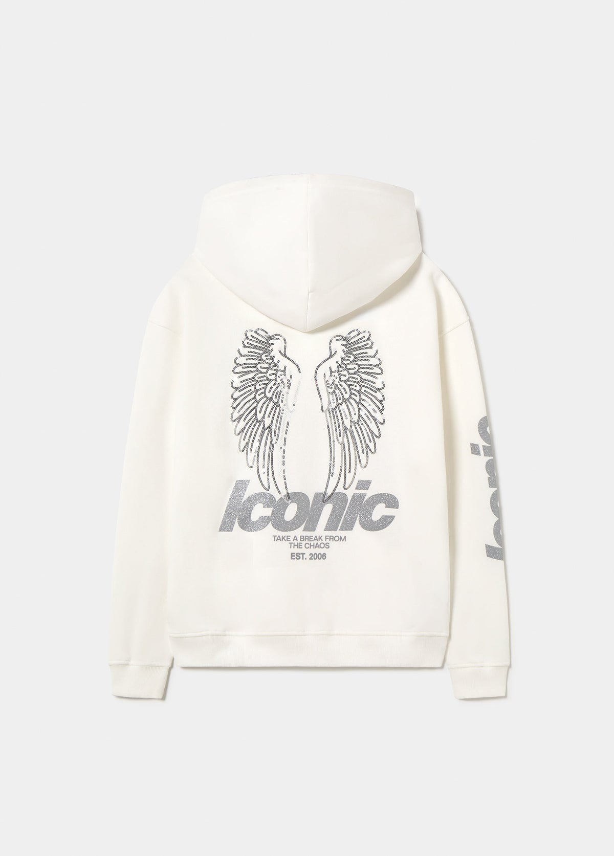 Sudadera capucha alas