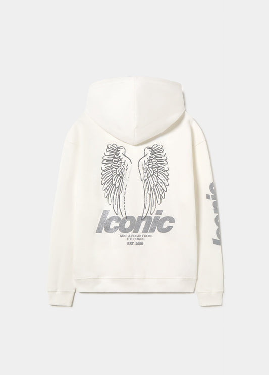 Sudadera capucha alas
