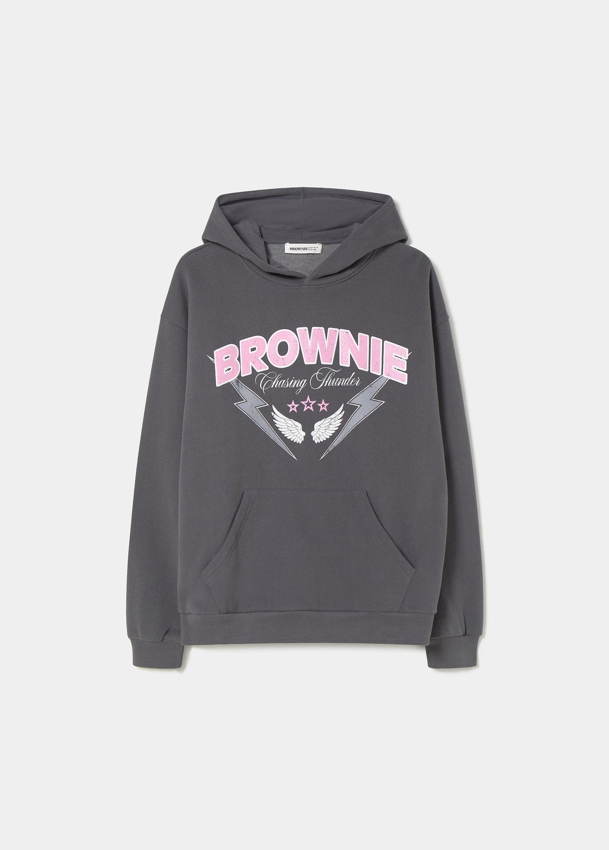 Sudadera capucha print alas