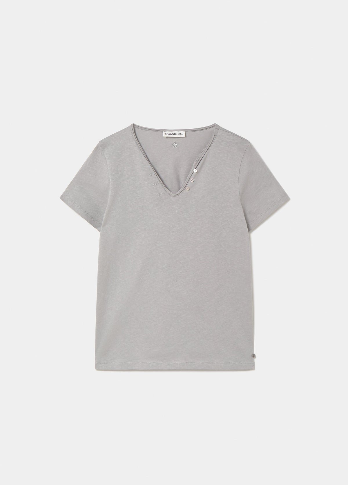 Camiseta botones estrella