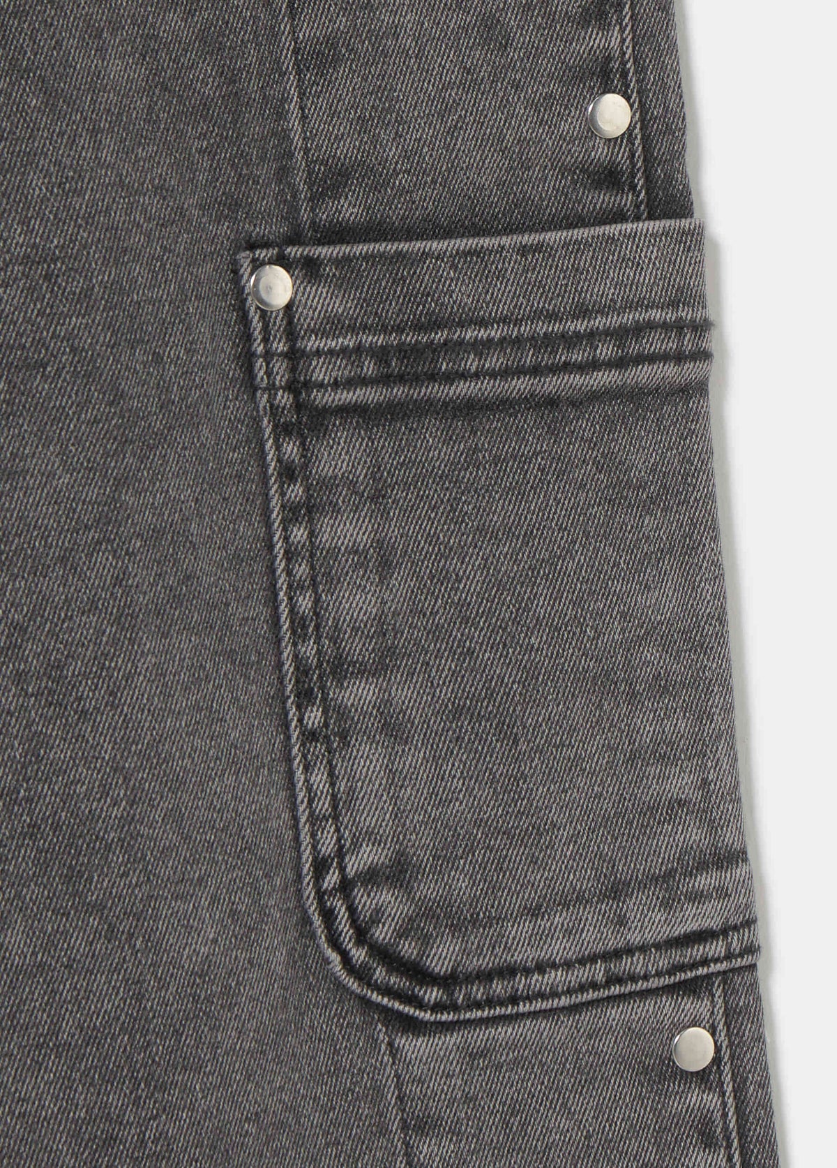 Tejano tachas lateral y bolsillo cargo