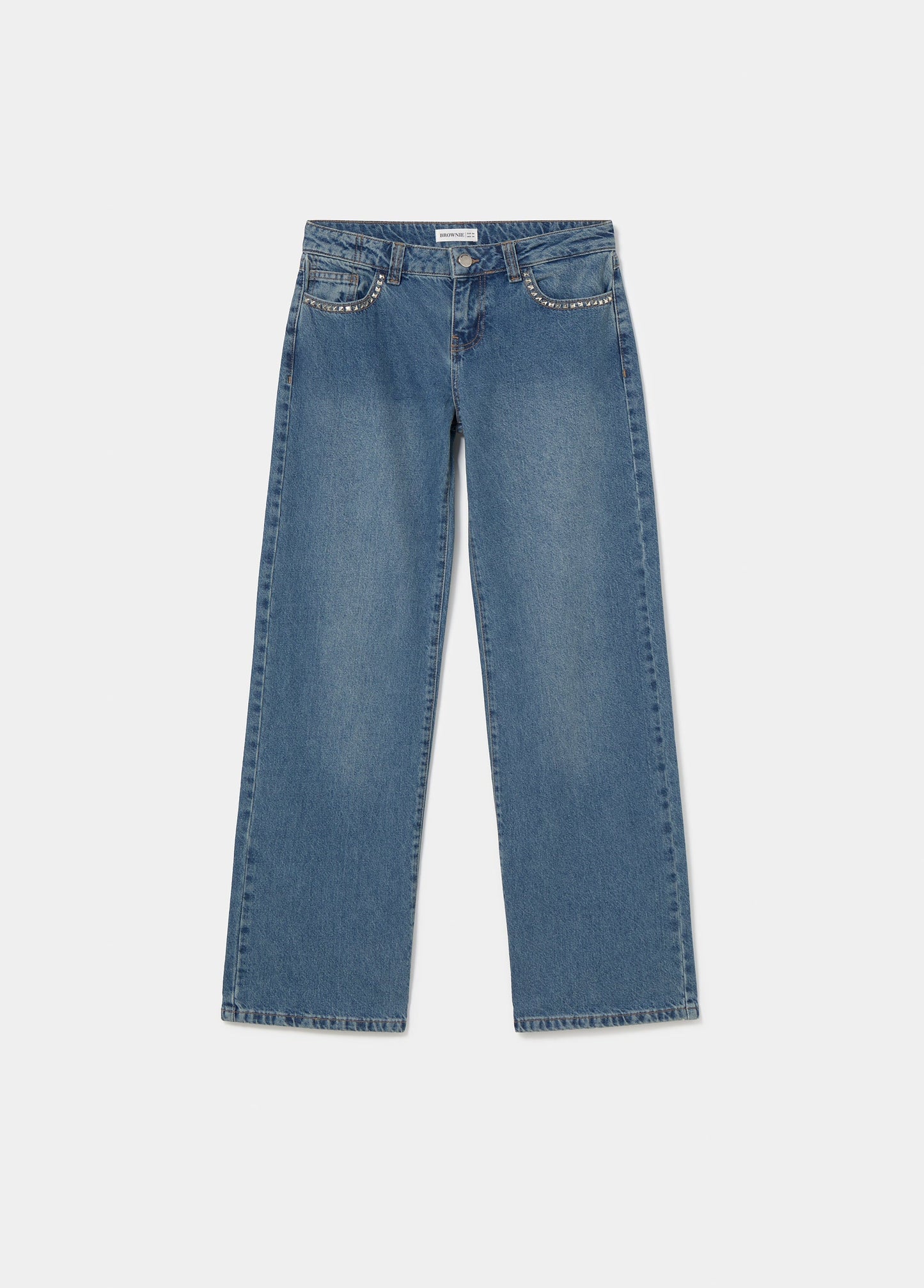 Jeans tachas cruz