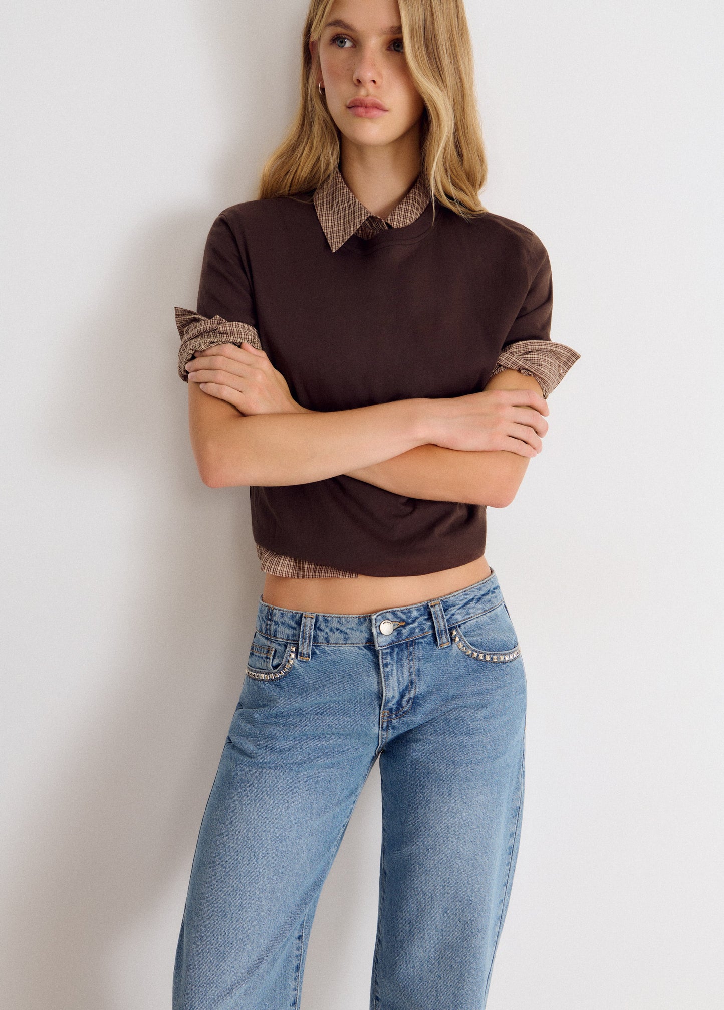 Jeans tachas estrellas